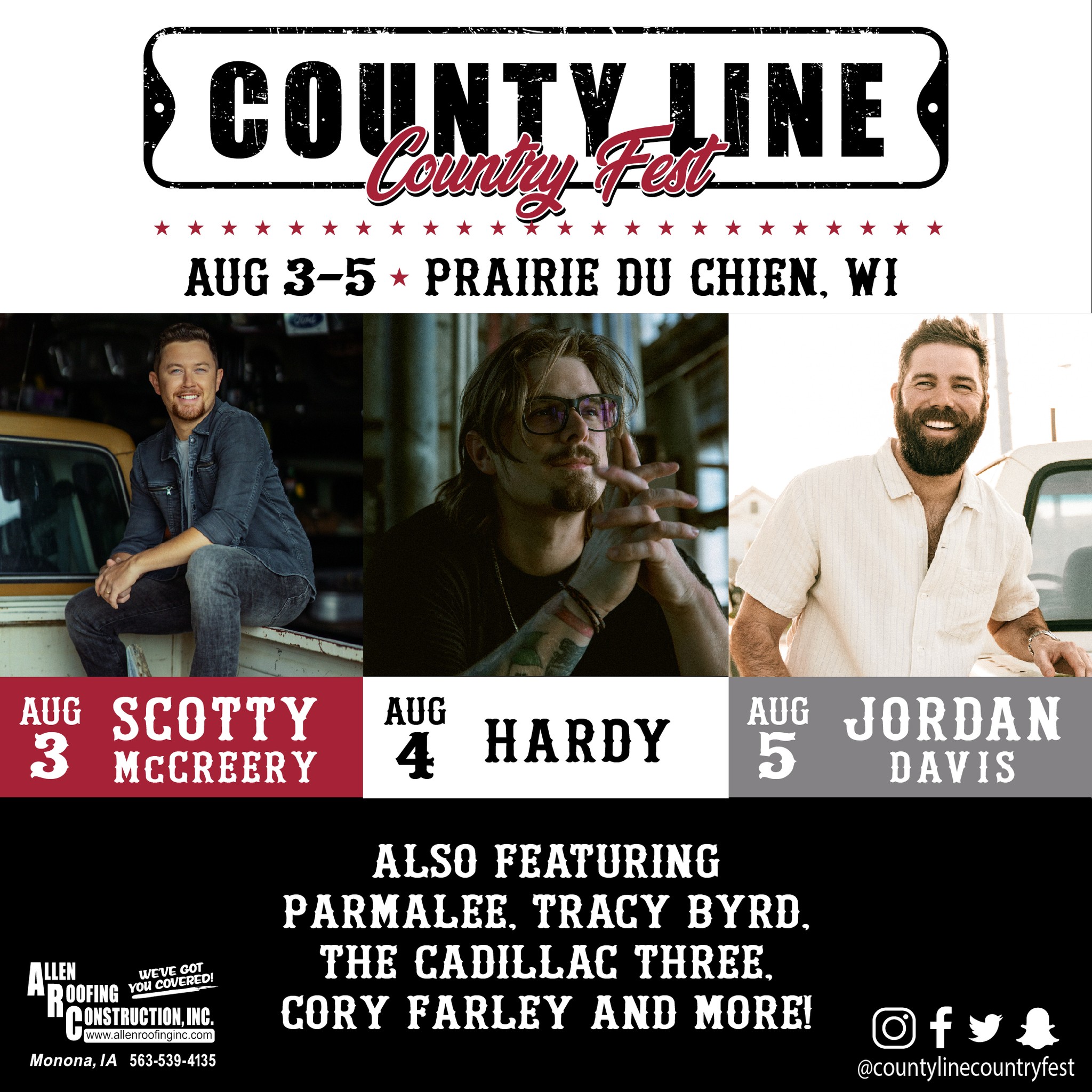 County Line Country Fest: Hardy - Friday at Hardy Concerts