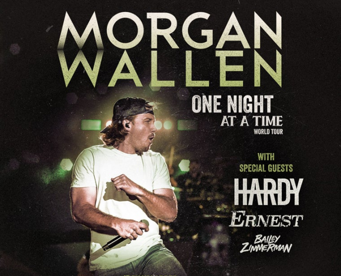 Morgan Wallen, Hardy, Ernest & Bailey Zimmerman at Hardy Concerts